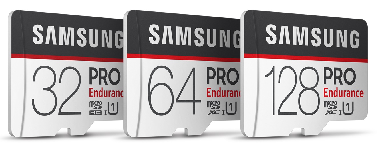 Samsung PRO Endurance MicroSD card family image -001
