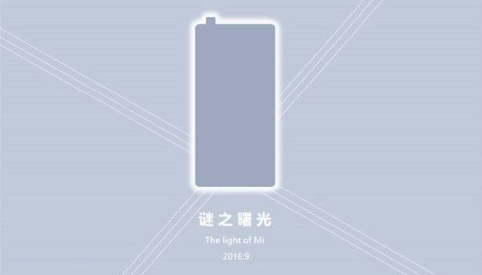 Leaked poster of Mi Mix 3 with release date on weibo -1
