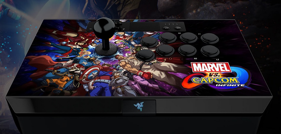 Razer Panthera Arcade stick for Marvel vs Capcom Infinite on PlayStation 4 image -2