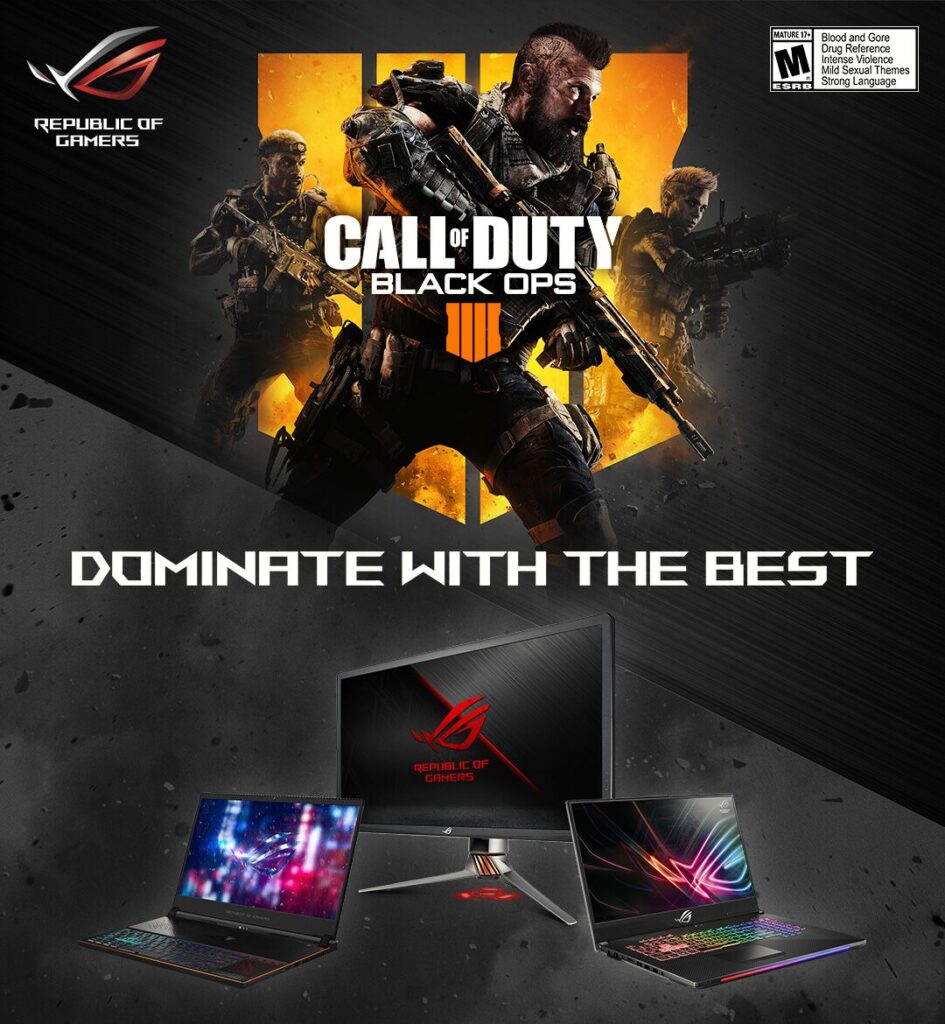 ASUS ROG announced partnership with Activision for Call of Duty Black Ops 4 photo -1
