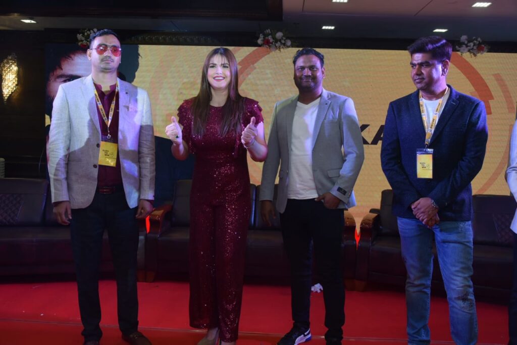 Bollywood Actress Zareen Khan at the launch of U&I Gamble NeckBand