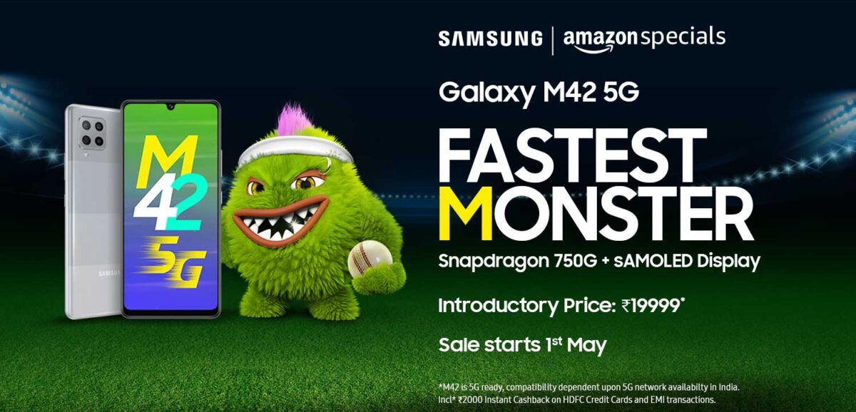 Samsung Galaxy M42 5G listing -1