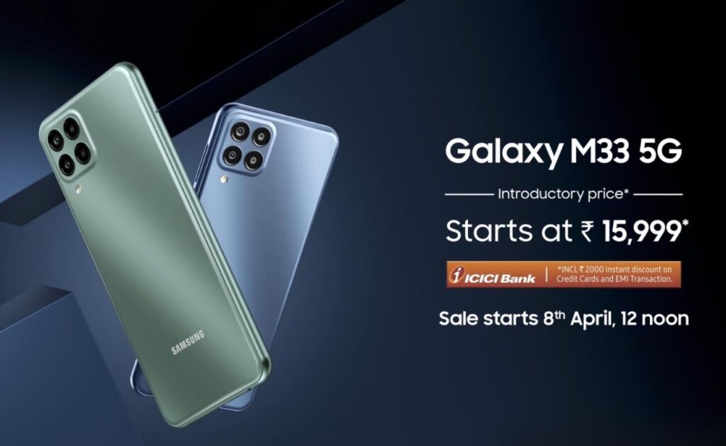 Samsung Galaxy M33 5G 2022 model in India 1