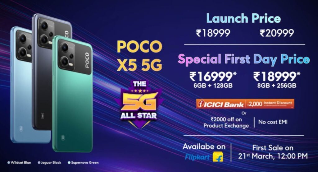POCO X5 5G in India -1